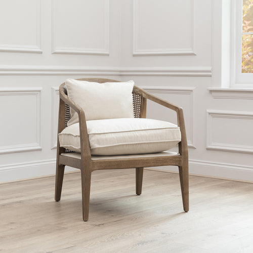 Plain Beige Furniture - Liana Solid Wood Chair Oak Voyage Maison