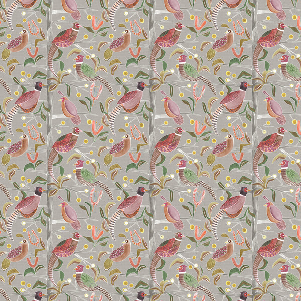 Maizey Sandstone Printed Cotton Fabric (By The Metre)