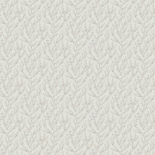 Floral Green Fabric - Lucia Printed Cotton Fabric (By The Metre) Coral/Cloud Voyage Maison