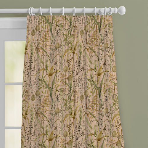 Floral Orange M2M - Lydiard Printed Cotton Made to Measure Curtains Apricot Voyage Maison