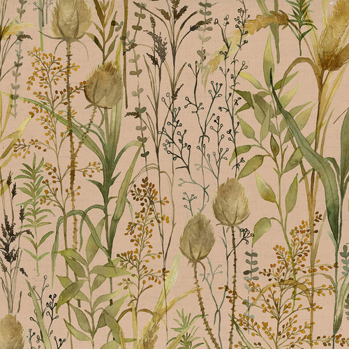 Floral Orange M2M - Lydiard Printed Cotton Made to Measure Curtains Apricot Voyage Maison