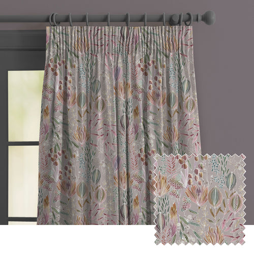 Floral Beige M2M - Masina Printed Made to Measure Curtains Sandstone Voyage Maison