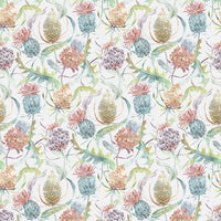  Samples - Meadwell  Wallpaper Sample Pomegranate Voyage Maison