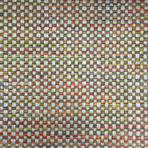 Plain Orange Fabric - Meridian Textured Woven Fabric (By The Metre) Mustard Voyage Maison