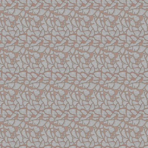 Abstract Orange Fabric - Molten Woven Jacquard Fabric (By The Metre) Copper Voyage Maison