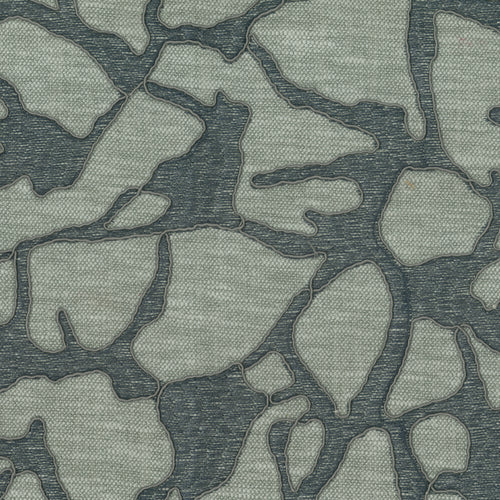 Abstract Grey Fabric - Molten Woven Jacquard Fabric (By The Metre) Lead Voyage Maison