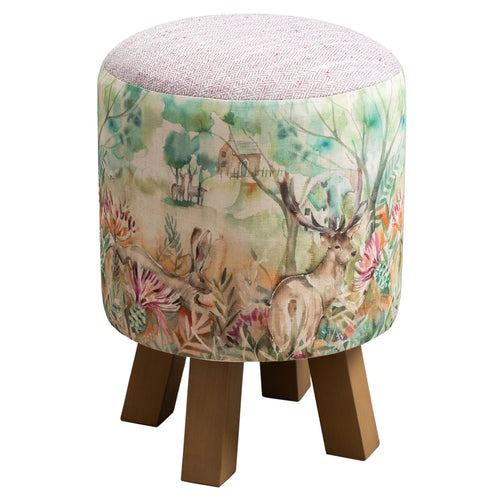 Animal Green Furniture - Monty Round Footstool Allermuir Voyage Maison