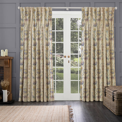Floral White M2M - Moorehaven Printed Made to Measure Curtains Skylark Voyage Maison