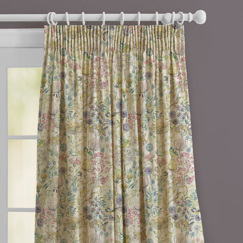 Animal Cream M2M - Morning Chorus Printed Made to Measure Curtains Linen Voyage Maison