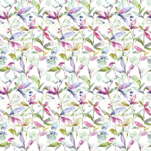 Floral Cream Fabric - Naura Printed Cotton Fabric (By The Metre) Summer Natural Voyage Maison