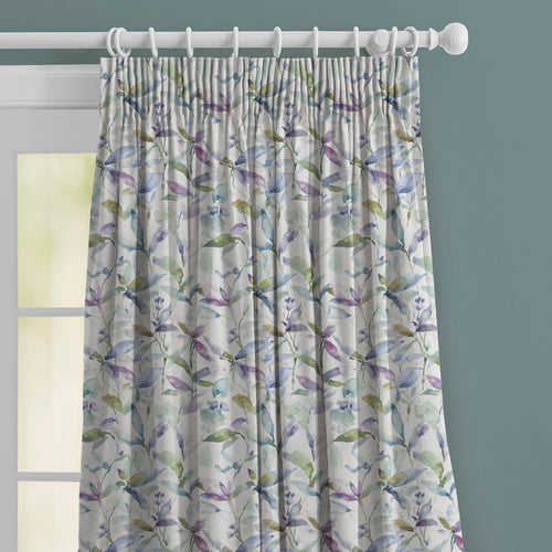 Floral White M2M - Naura Printed Made to Measure Curtains Pacific Voyage Maison