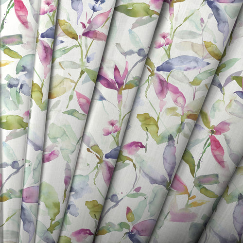 Floral White M2M - Naura Printed Made to Measure Curtains Summer Voyage Maison