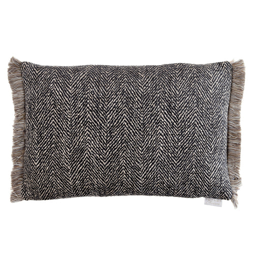 Voyage Maison Oryx Feather Cushion in Charcoal