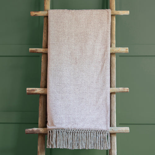 Plain Pink Throws - Oryx Woven  Throw Heather Additions