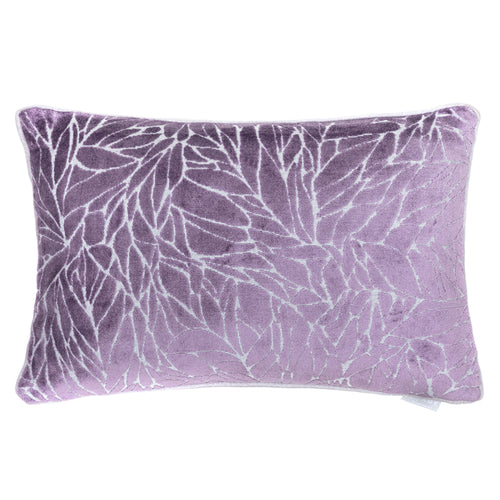 Voyage Maison Ozul Velvet Feather Cushion in Violet