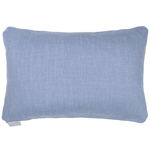 Check Blue Cushions - Painswick Jacquard Feather Filled Cushion Heather Voyage Maison