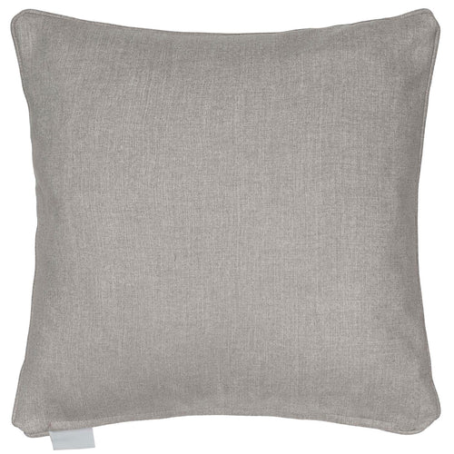 Plain Grey Cushions - Palermo  Feather Filled Cushion Charcoal Voyage Maison