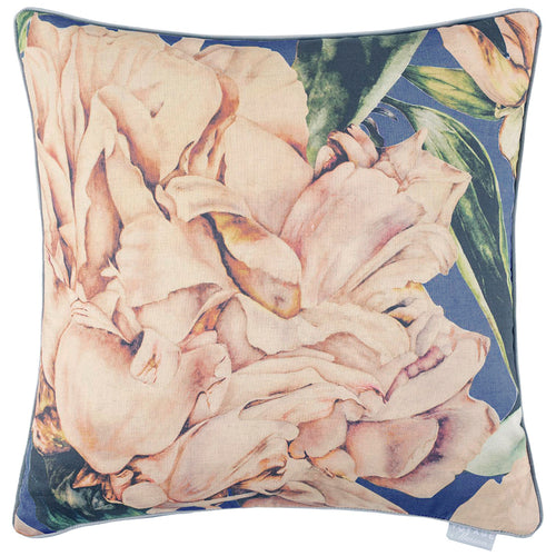Marie Burke Parcevall Printed Feather Cushion in Coral