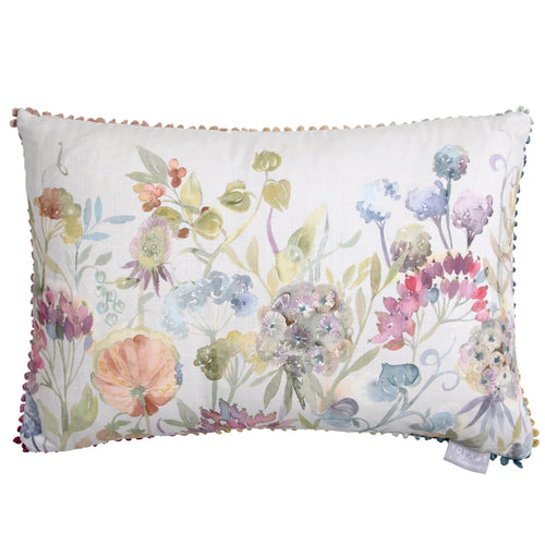 Voyage Maison Patrice Printed Feather Cushion in Loganberry
