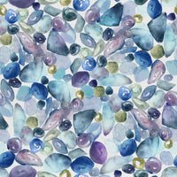 Samples - Pebbles Printed Fabric Sample Swatch Marine Voyage Maison