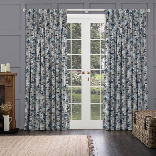 Abstract Grey M2M - Pebbles Printed Made to Measure Curtains Slate Voyage Maison