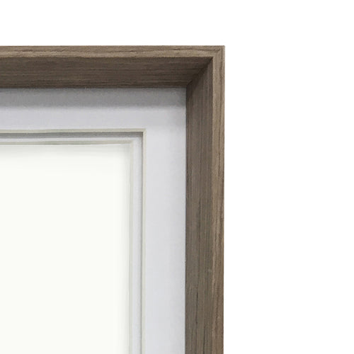 Plain Brown Wall Art -  Wooden Picture Frame Nut Voyage Maison