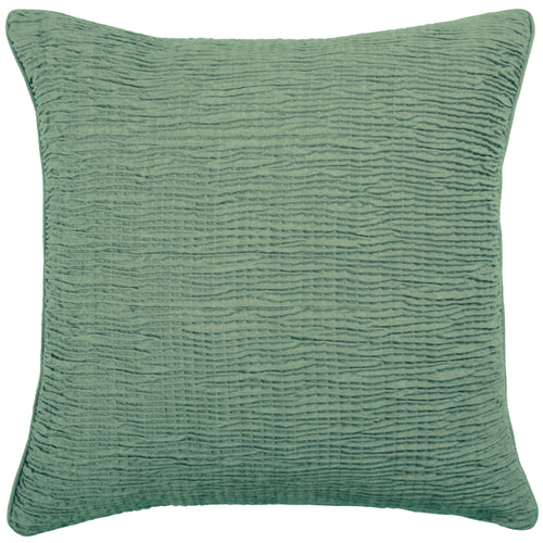Additions Rainfall Embroidered Feather Cushion in Mint