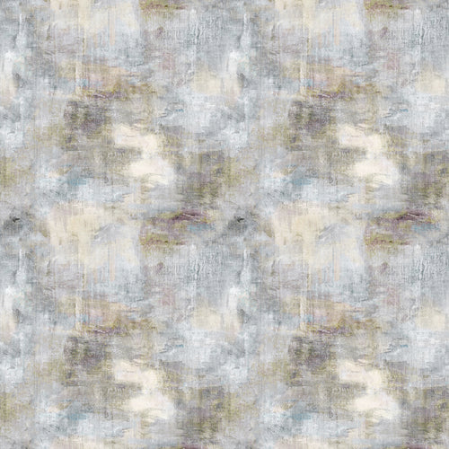 Abstract Grey Fabric - Renoir Printed Fabric (By The Metre) Ironstone Voyage Maison