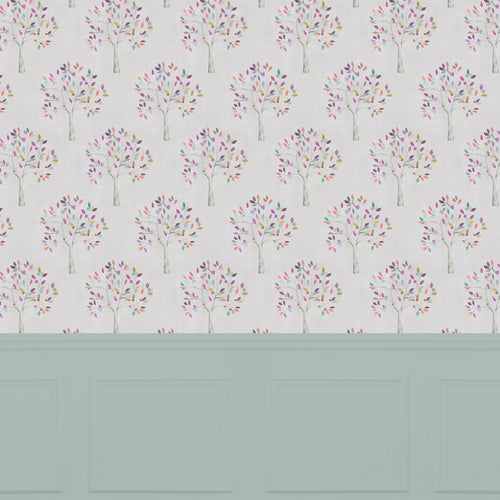 Floral Pink Wallpaper - Rinjani  1.4m Wide Width Wallpaper (By The Metre) Summer Voyage Maison