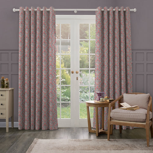 Floral Pink M2M - Rithani Printed Made to Measure Curtains Mauve Voyage Maison