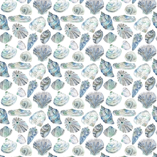 Abstract Multi Fabric - Rockpool Printed Cotton Fabric (By The Metre) Marine Voyage Maison