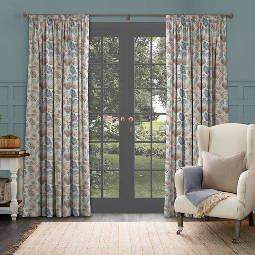 Abstract Multi M2M - Rockpool Printed Made to Measure Curtains Cobalt Voyage Maison