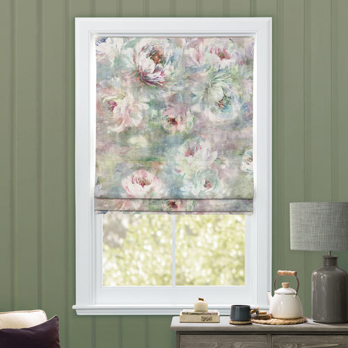 Floral Pink M2M - Roseum Printed Made to Measure Roman Blinds Coral Voyage Maison