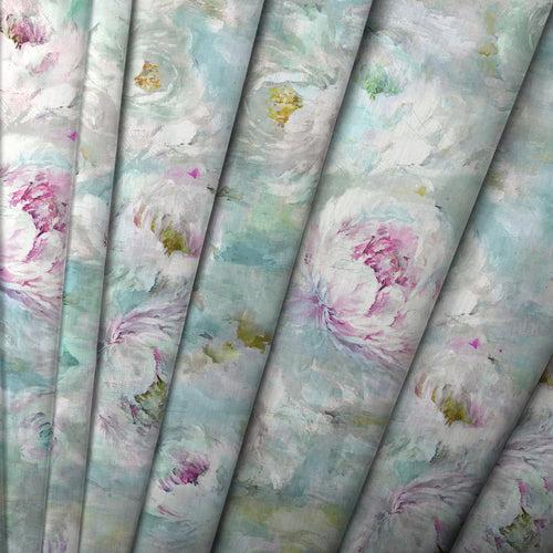 Floral Blue M2M - Roseum Printed Made to Measure Roman Blinds Moonstone Voyage Maison