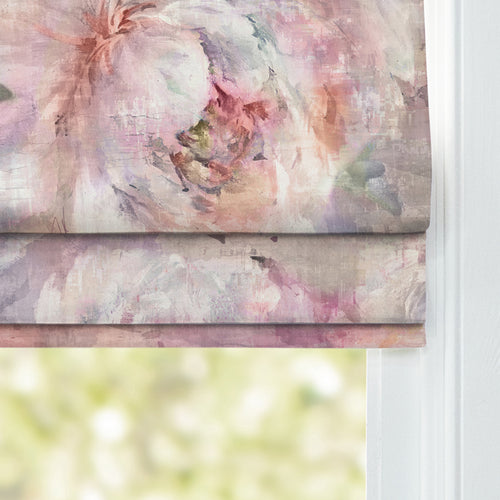 Floral Pink M2M - Roseum Printed Made to Measure Roman Blinds Sunset Voyage Maison
