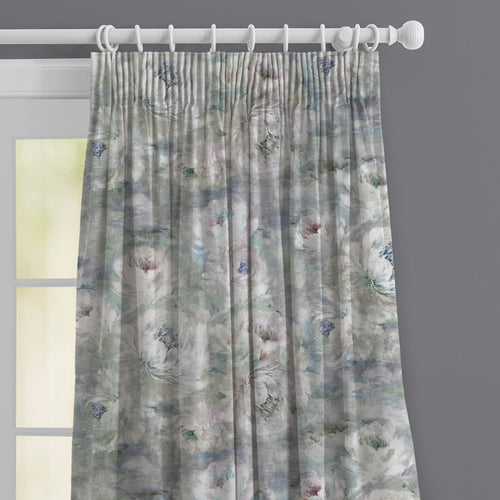 Floral Blue M2M - Roseum Printed Made to Measure Curtains Agate Voyage Maison