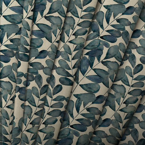 Floral Blue M2M - Rowan Printed Cotton Made to Measure Roman Blinds River Voyage Maison