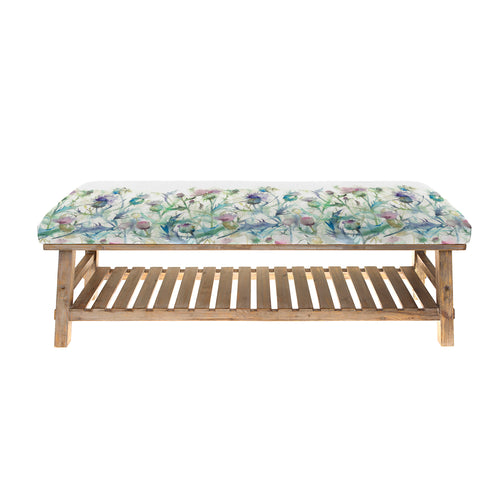 Floral Green Furniture - Rupert  Bench Damson Bristle Voyage Maison