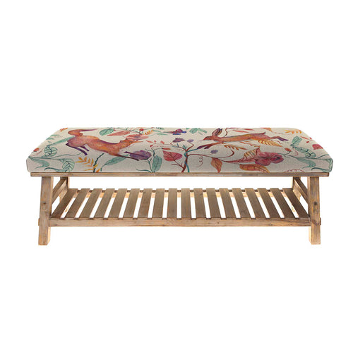 Animal Multi Furniture - Rupert  Bench Leaping Into The Fauna Linen Voyage Maison