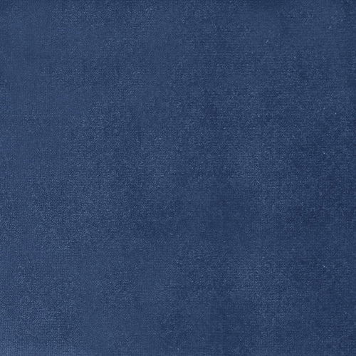 Plain Blue Fabric - Sapphire Plain Velvet Fabric (By The Metre) Bluebell Voyage Maison