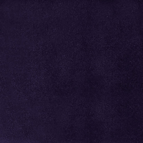 Plain Purple Fabric - Sapphire Plain Velvet Fabric (By The Metre) Midnight Voyage Maison