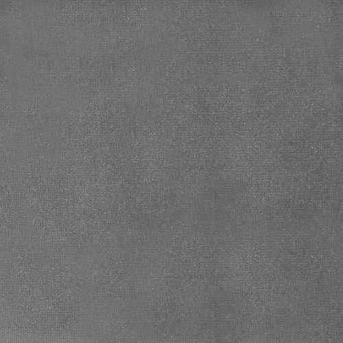 Plain Grey Fabric - Sapphire Plain Velvet Fabric (By The Metre) Zinc Voyage Maison