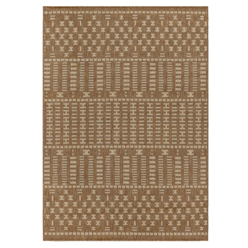 Geometric Beige Rugs - Seagrove Jute Effect Indoor/Outdoor Rug Natural Yard