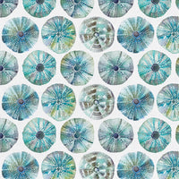 Samples - Sea Urchin Printed Fabric Sample Swatch Kelpie Voyage Maison