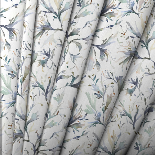 Floral Grey M2M - Seaweed Printed Made to Measure Curtains Slate Voyage Maison