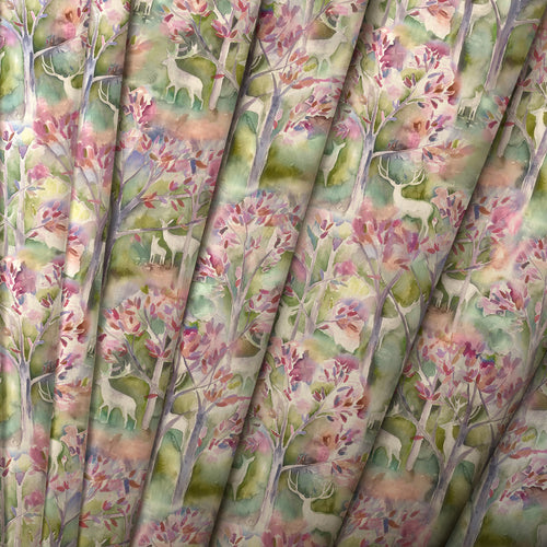 Animal Pink M2M - Seneca Forest Printed Made to Measure Curtains Spring Voyage Maison