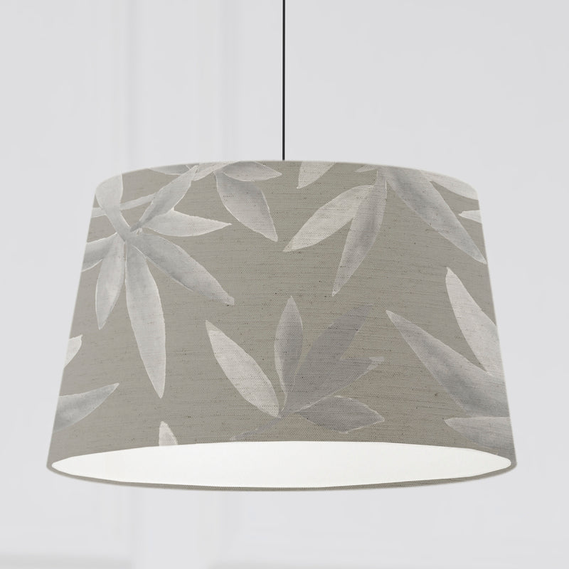 Floral Grey Lighting - Silverwood Quintus Taper Lamp Shade Snow Voyage Maison