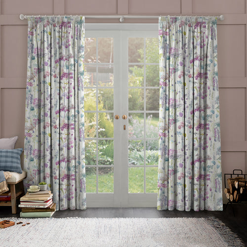 Floral Pink M2M - Sorong Printed Made to Measure Curtains Summer Voyage Maison