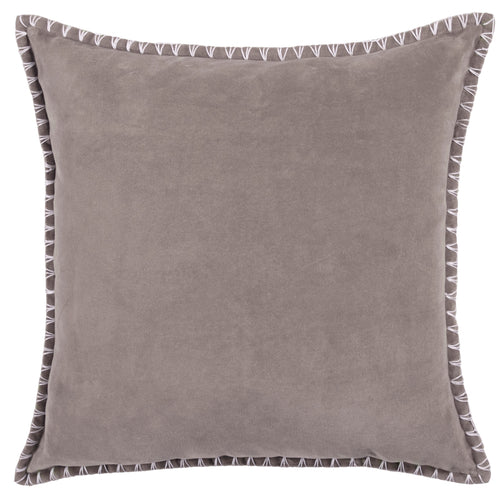 Additions Stitch Embroidered Feather Cushion in Lavender