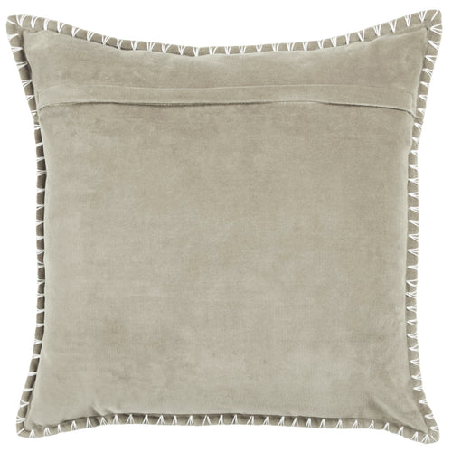Additions Stitch Embroidered Feather Cushion in Quartz